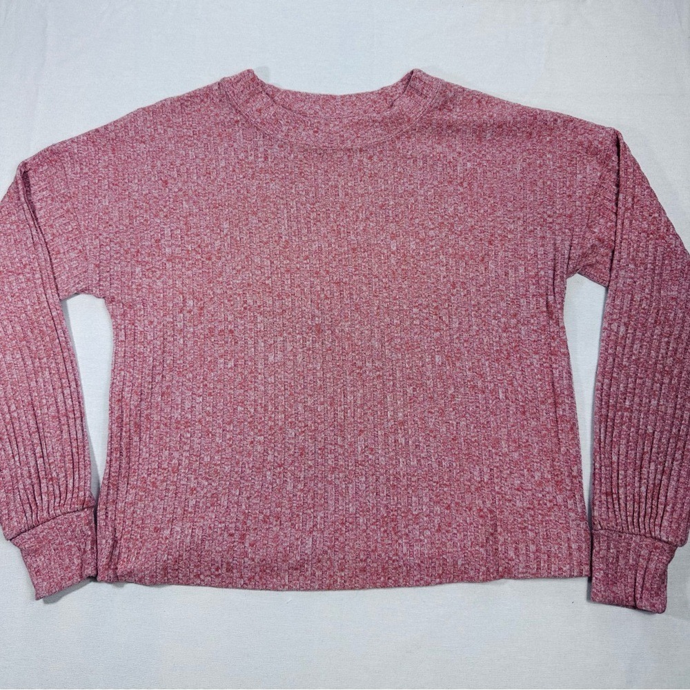 A New Day Pink Ribbed Knit Sweater XS